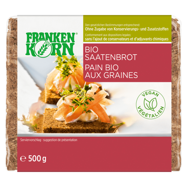 Frankenkorn Bio Frankenkorn Saatenbrot MHD 08.08.2023