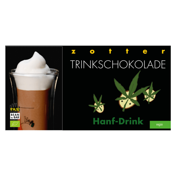 Zotter Bio Trinkschokolade - Hanf-Drink