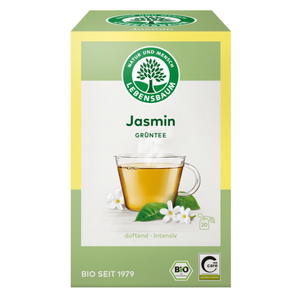 Lebensbaum Bio Jasmin &amp; Grün Tee, 30g