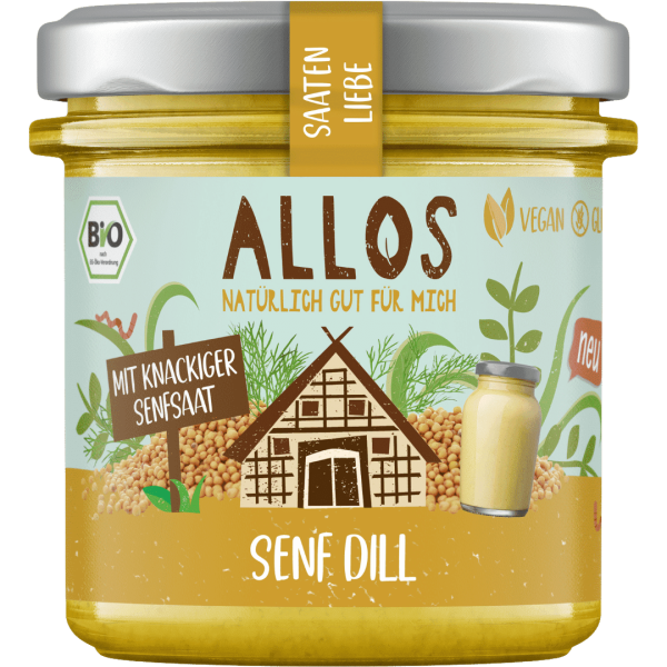 Allos Bio Saaten Liebe Senf Dill MHD 30.4.2025