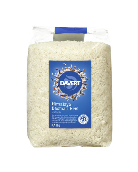 Davert Bio Himalaya Basmati Reis weiß