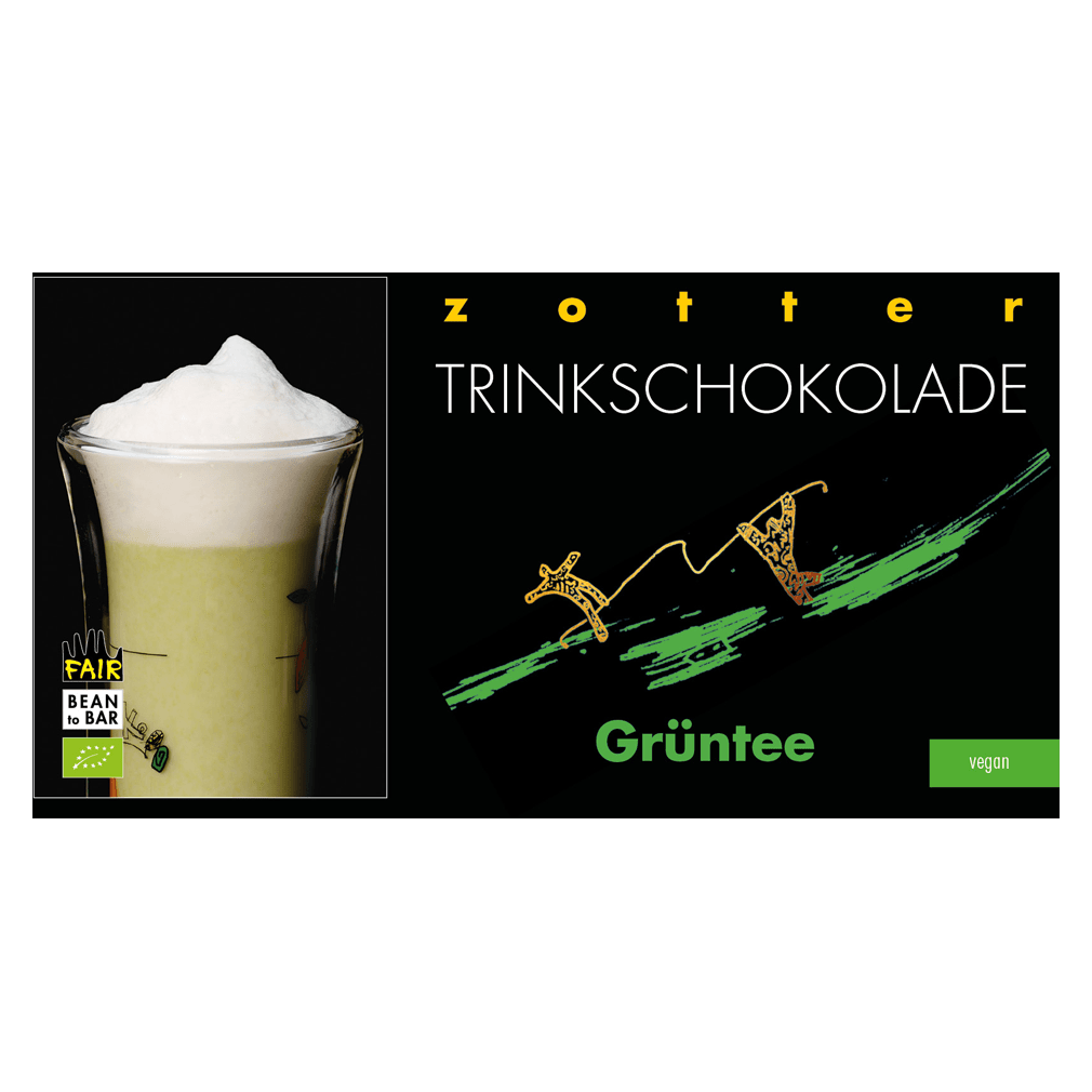 Bio Trinkschokolade - Grüntee von Zotter bei greenist.de