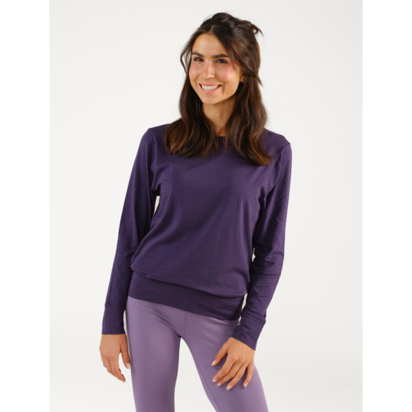 Spirit of Om Longsleeve Jangama - traube