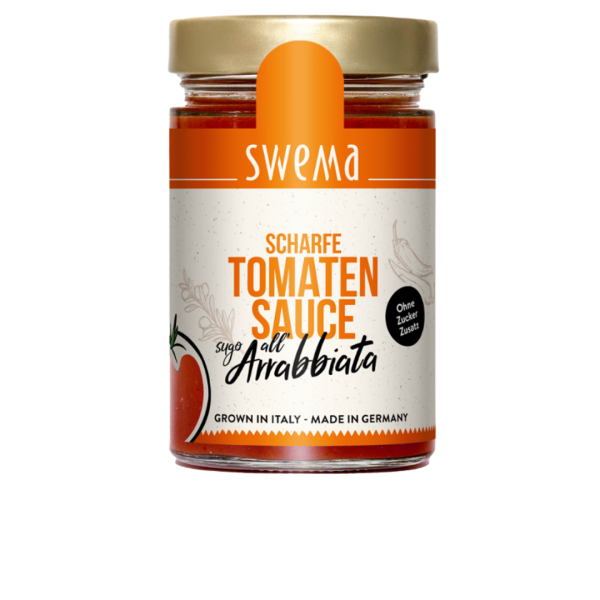 SweMa Bio Scharfe Tomatensauce - Sugo all´Arrabbiata