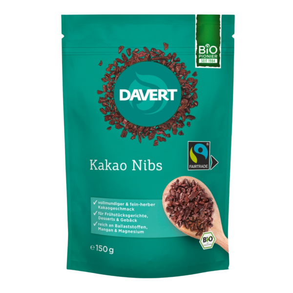 Davert Bio Kakao Nibs Fairtrade 150g