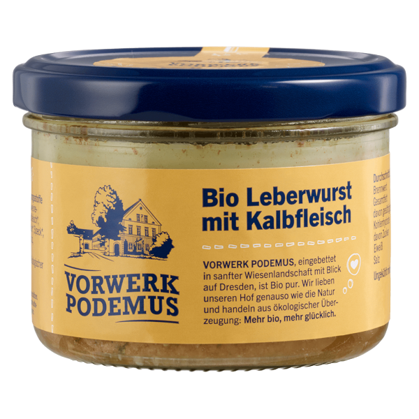 Vorwerk Podemus Bio Leberwurst mit Kalbfleisch