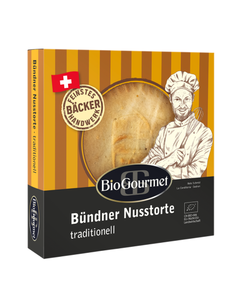 BioGourmet Bio Bündner Nusstorte traditionell, 300g