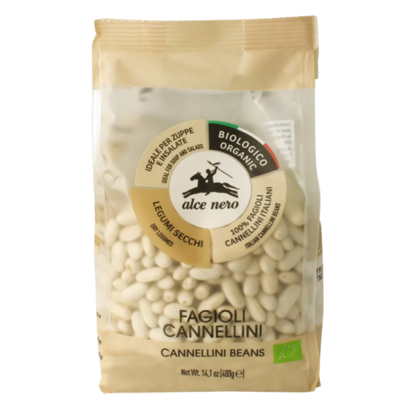Alce Nero Bio Getrocknete Cannellini-Bohnen, 400g