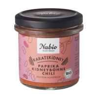 NAbio Bio Protein-Aufstrich "Kartekidney" - Paprika Kidneybohne Chili NAbio Bio Protein-Aufstrich "Kartekidney" - Paprika Kidneybohne Chili
