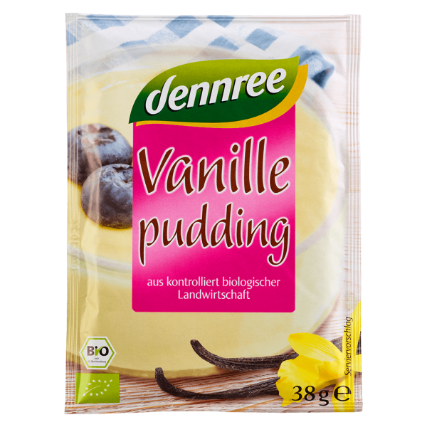 dennree Bio Vanille Pudding 3 x 38 g