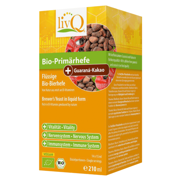 livQ Bio-Primärhefe Guaraná-Kakao