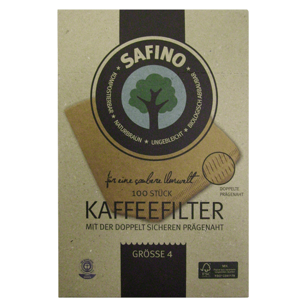 Safino Öko Kaffeefilter Gr. 4