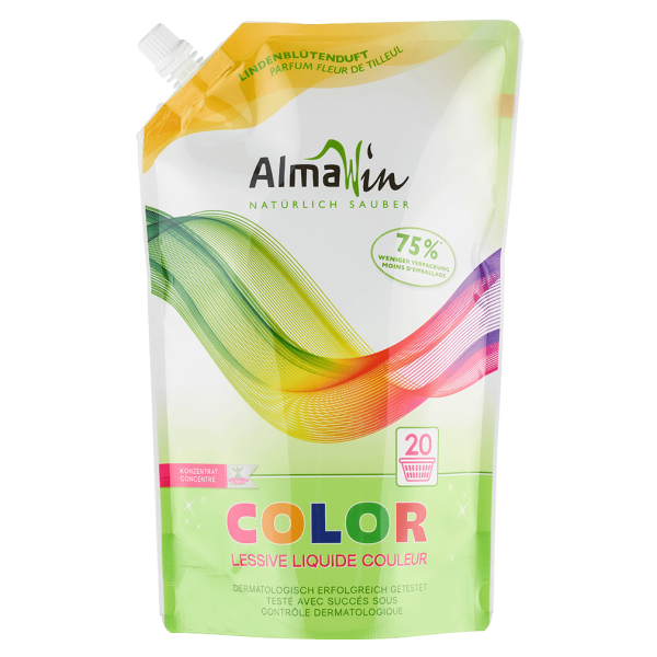 AlmaWin Flüssigwaschmittel Color im ÖkoPack