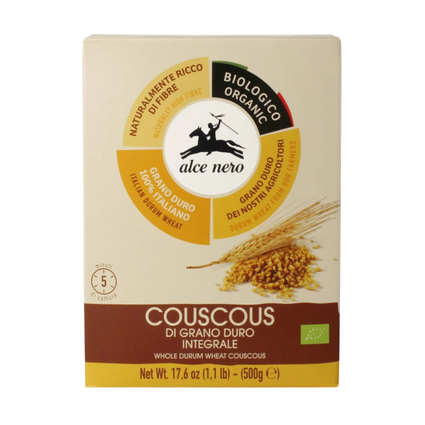 Alce Nero Bio Couscous aus Vollkornhartweizen, 500g