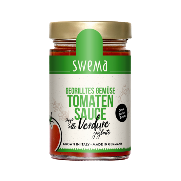 SweMa Bio Tomatensauce - gegrilltes Gemüse