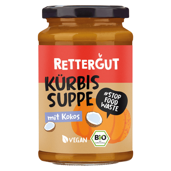 Rettergut Bio Kürbissuppe mit Kokos