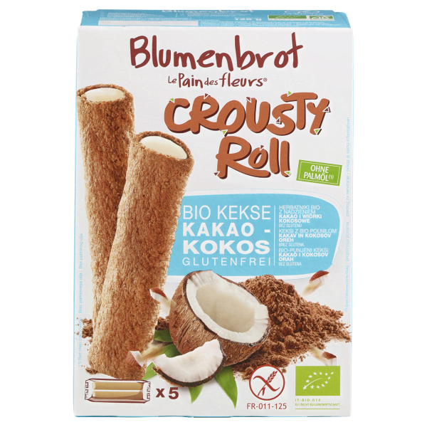 Blumenbrot Bio Crousty Roll Kakao Kokos