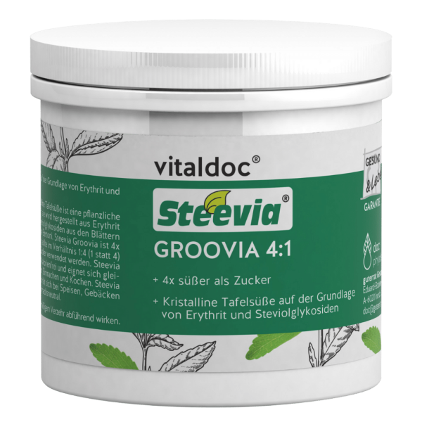Vitaldoc Steevia Groovia 4:1 wie Zucker