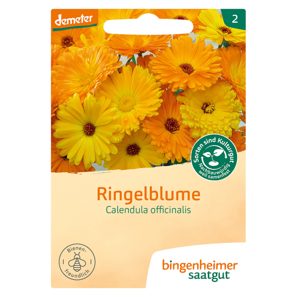 Bingenheimer Saatgut Bio Ringelblume Calendula