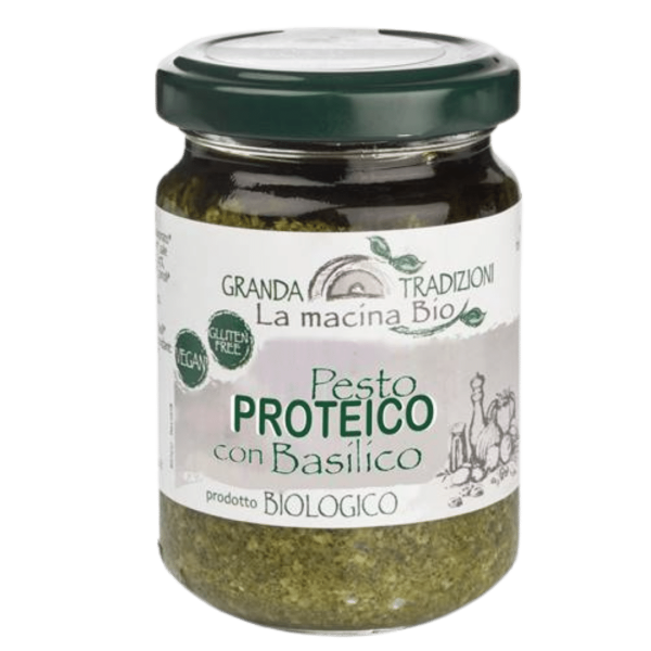 Granda Traditioni Bio Protein Pesto (Eiweiß-Basilikum-Pesto), 130 g