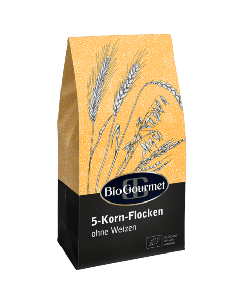 BioGourmet Bio 5-Korn Flocken, 500g