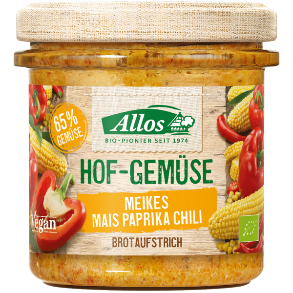 Allos Bio Hof-Gemüse Meikes Mais Paprika Chili