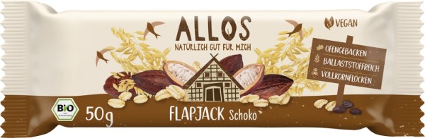 Allos Bio Flapjack Schoko, 50g