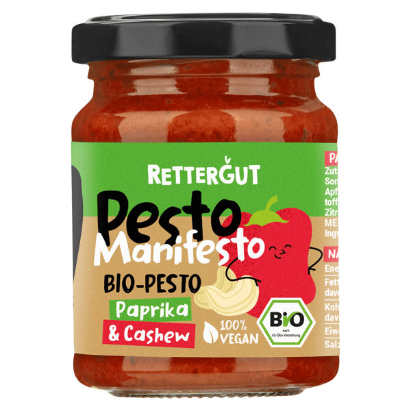 Rettergut Bio Pesto Paprika &amp; Cashew