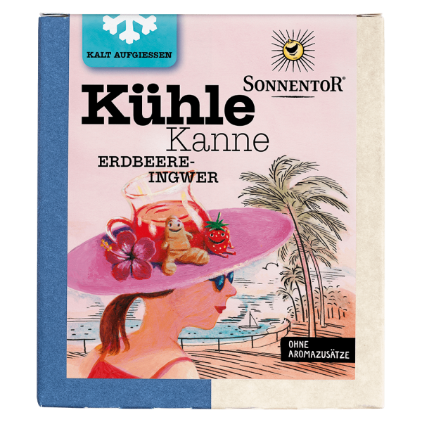 Sonnentor Bio Kühle Kanne Erdbeer-Ingwer