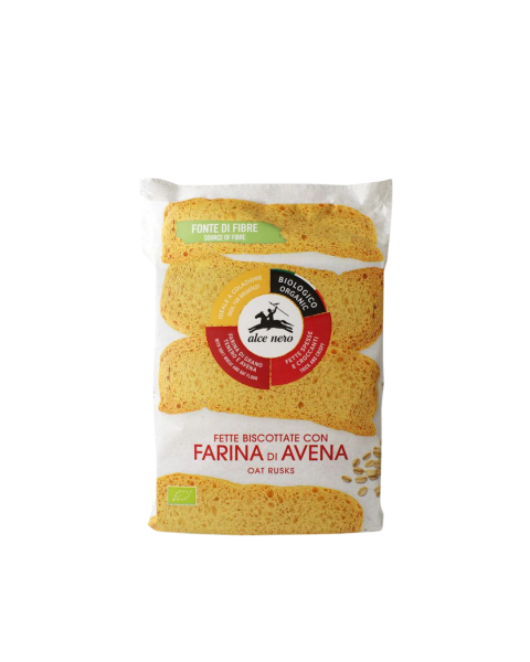 Alce Nero Bio Zwieback mit Hafermehl, 120g MHD 01.07.2026
