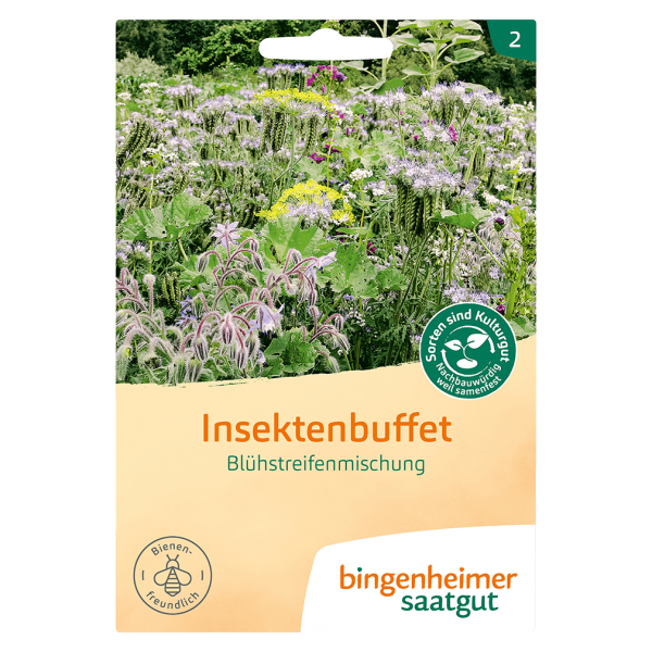 Bingenheimer Saatgut Bio Insektenbuffet Blühstreifenmischung