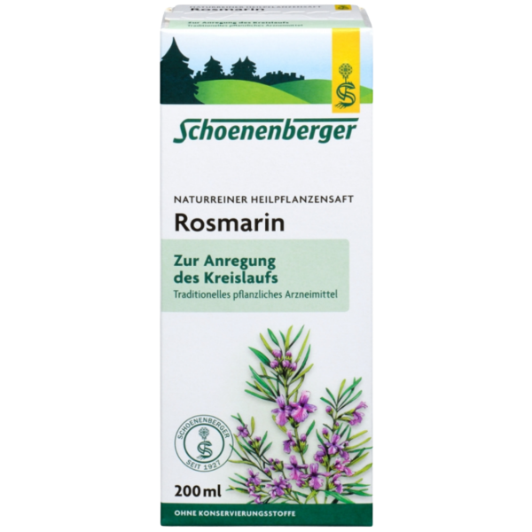 Schoenenberger Bio Rosmarin Heilpflanzensaft