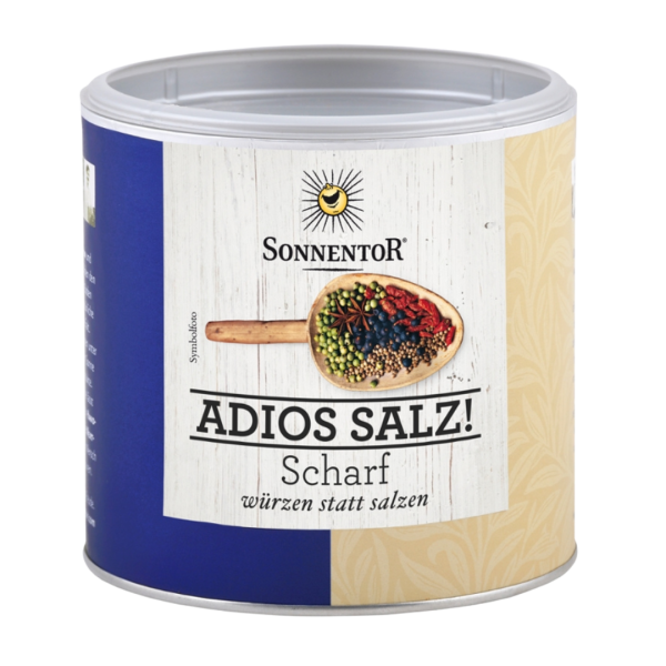 Sonnentor Bio Adios Salz! Gemüsemischung scharf 165 g, Gastrodose klein