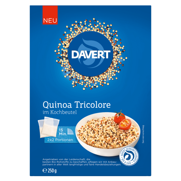 Davert Bio Quinoa Tricolore Kochbeutel