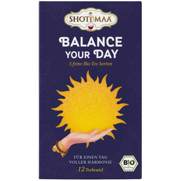 Shotimaa Bio Tee, Balance your Day