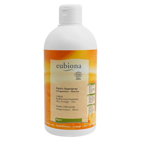Eubiona Hydro Haarspray Orangenblüte-Walnuss