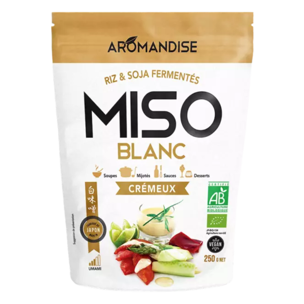 AROMANDISE Bio Weisse Cremige Miso, 250g