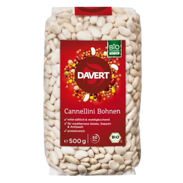 Davert Bio Cannellini Bohnen, 500g