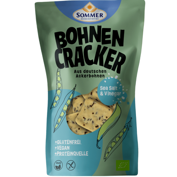 Sommer Bio Bohnen Cracker Salt &amp; Vinegar