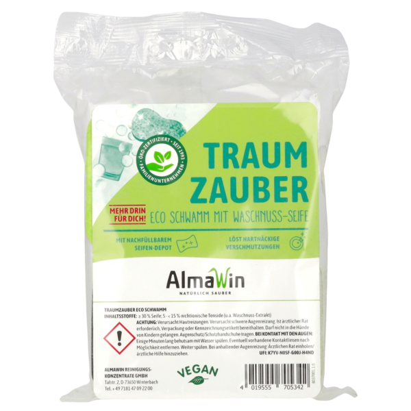 AlmaWin Traumzauber Eco Schwamm, 2 Stück