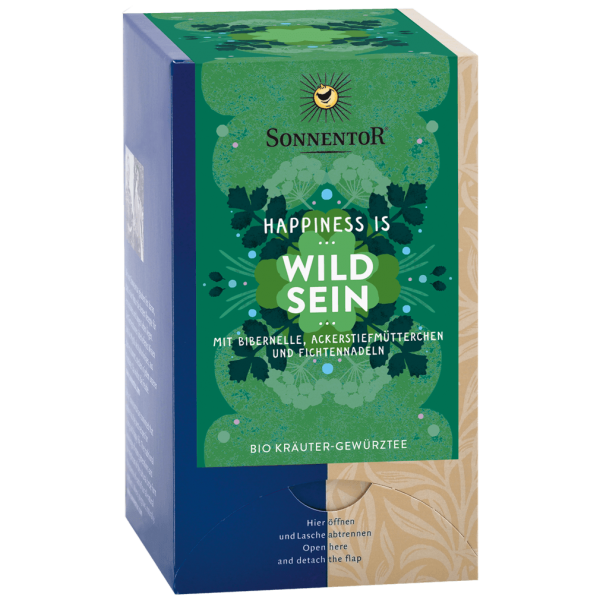 Sonnentor Bio Happiness is … Wild sein Tee, 18Btl.