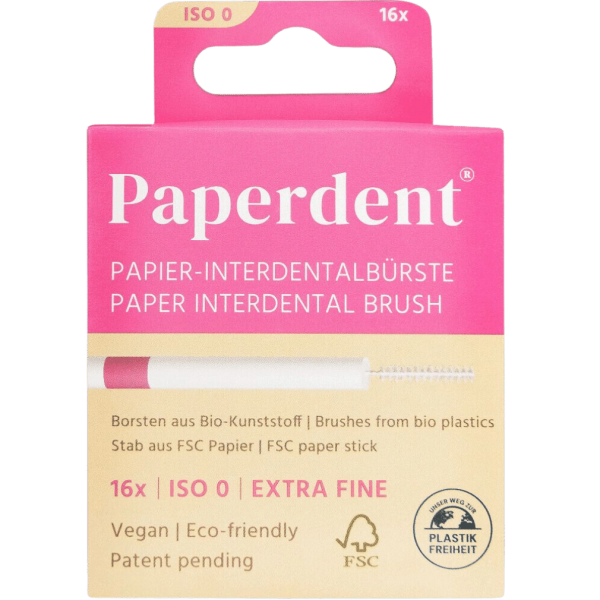 Paperdent Papier-Interdentalbürste ISO 0 extra fein
