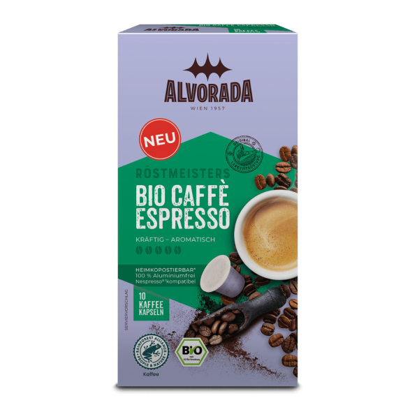 Alvorada Bio Crema Espresso Kaffeekapseln 10 St