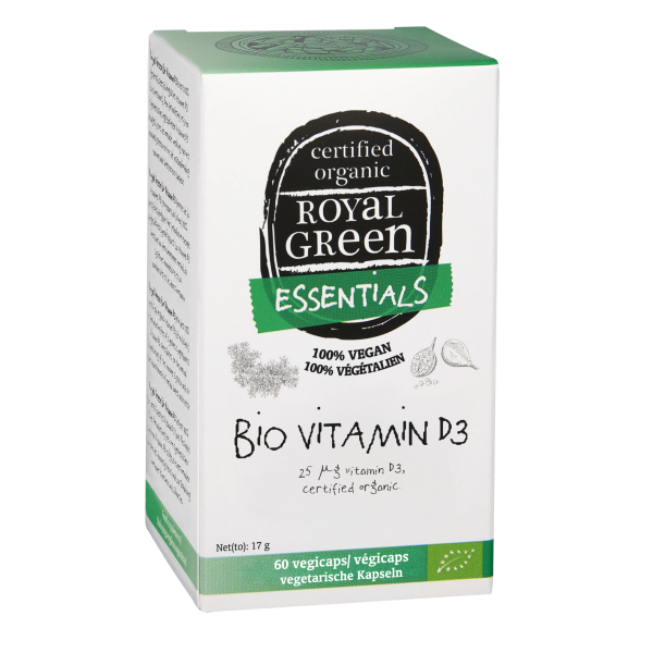 Royal Green  Bio Vitamin D3, 60 Kapseln