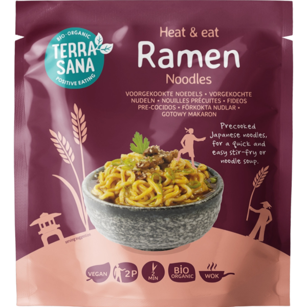 TerraSana Bio Vorgekochte Ramen-Nudeln