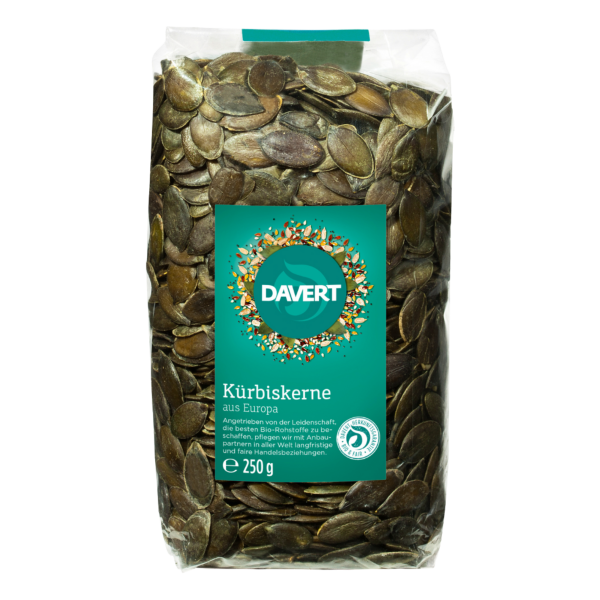 Davert Bio Knabber-Kürbiskerne, 250g