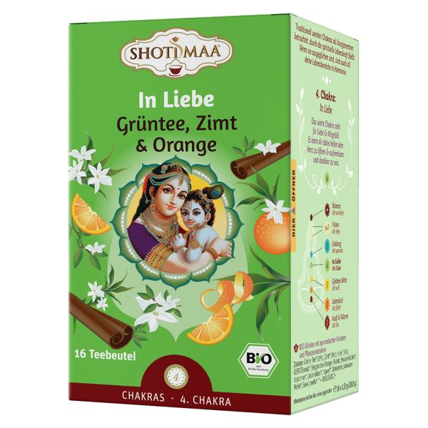 Shotimaa Bio In Liebe Grüntee, Zimt &amp; Orange