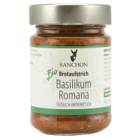 Sanchon Bio Brotaufstrich Basilikum Romana Sanchon Bio Brotaufstrich Basilikum Romana