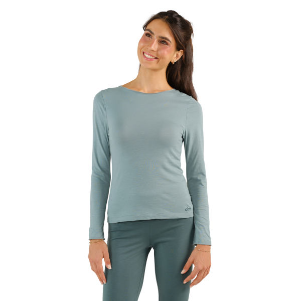 Spirit of Om Longsleeve Atma - salbei