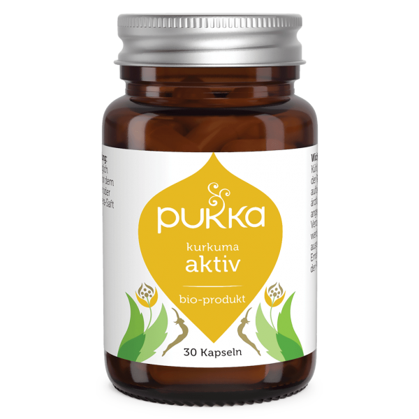 Pukka Bio Kurkuma Aktiv Kapseln, 30St